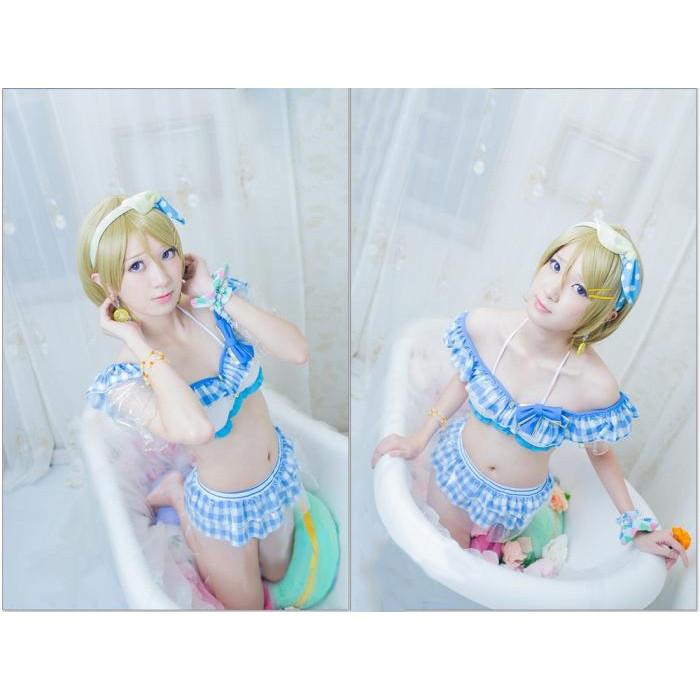 ラブライブ! 小泉花陽 水着 コスプレ S プール編 かよちん ビキニ μ's ラブライブ! 小泉花陽 水着 コスプレ S プール編 かよちん