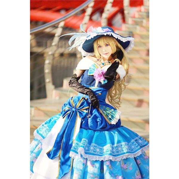 絢瀬絵里 舞踏会編 覚醒 スクフェス 貴族 服ドレス コスプレ 衣装 Love