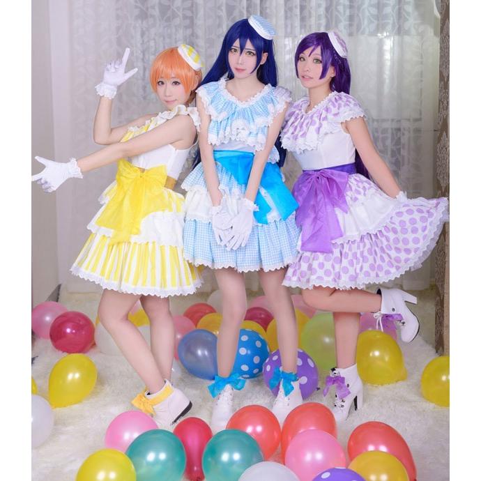 ラブライブ！　Aqours コスプレ 衣装 WHITE  ラブライブ！サンシャイン!! 浦の星女学院購買部 Aqours 9周年記念