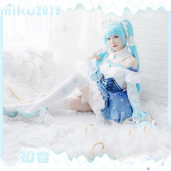 雪ミク 初音ミク コスプレ VOCALOID コスプレ衣装 snowmikuミク 2019