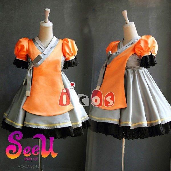 コスプレ衣装 VOCALOID 3風 SeeU韓国風豪華コスプレ衣装AA007F/代引不可 |  | 01