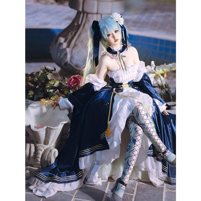 VOCALOID ボーカロイド 初音ミク 望月けい ドレス コスプレ衣装 靴 ウィッグ |  | 05