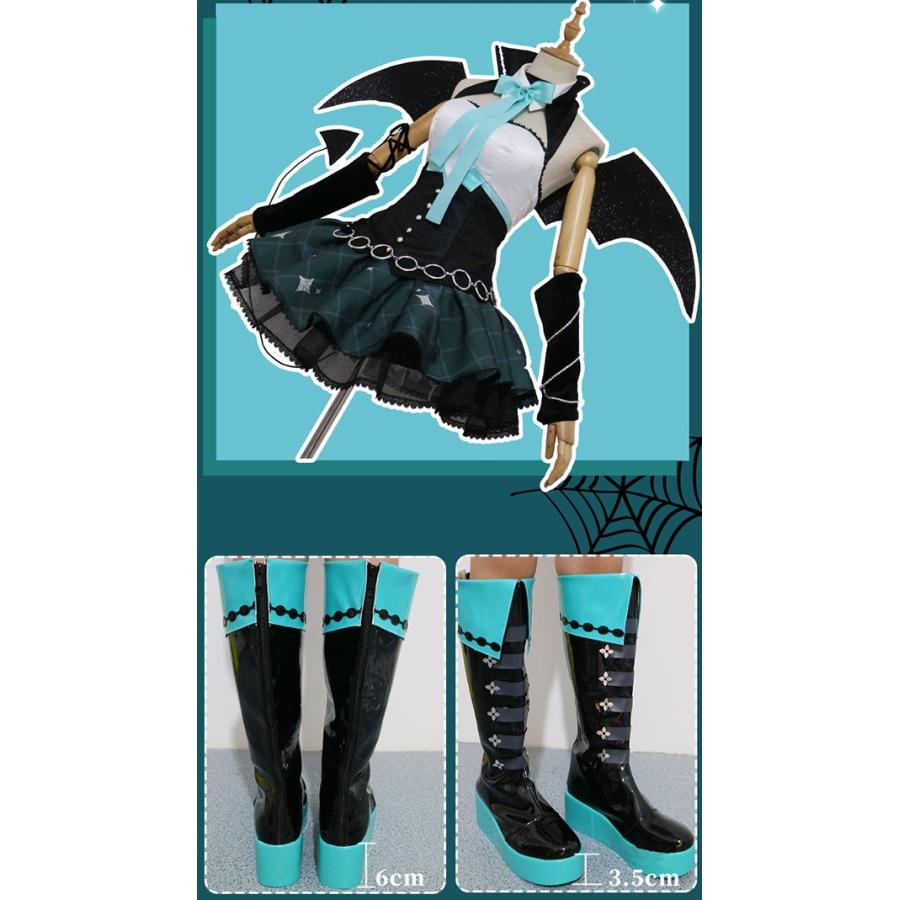 初音ミク×ラスカル あらいぐまラスカル 2023 超可愛い 悪魔 ミニ丈 コスチューム ※ウィッグ 靴　追加可能　 |  | 07