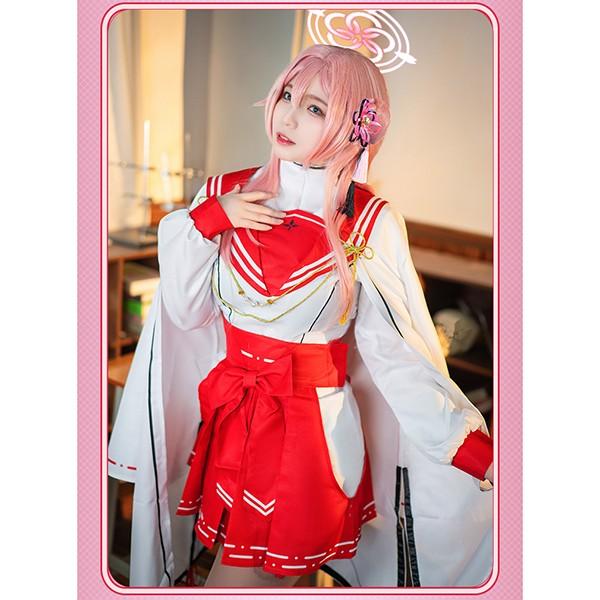ブルーアーカイブ -Blue Archive- 水羽ミモリ コスプレ衣装 イベント ゲーム ウィッグ  追加可の画像