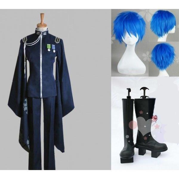 千本桜 カイト風 コスプレ衣装 千本桜 コスプレ衣装+ウィッグ+靴 初音ミク 千本桜 カイト風 コスプレ衣装AA141F/代引不可 | 