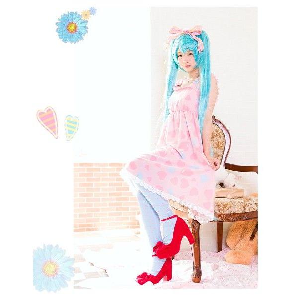 コスプレ衣装 ボーカロイド VOCALOID コスプレ衣装 初音ミク MIKU HEART コスプレ衣装の画像