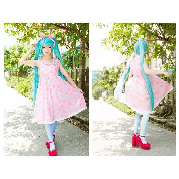 コスプレ衣装 ボーカロイド VOCALOID コスプレ衣装 初音ミク MIKU HEART コスプレ衣装の画像