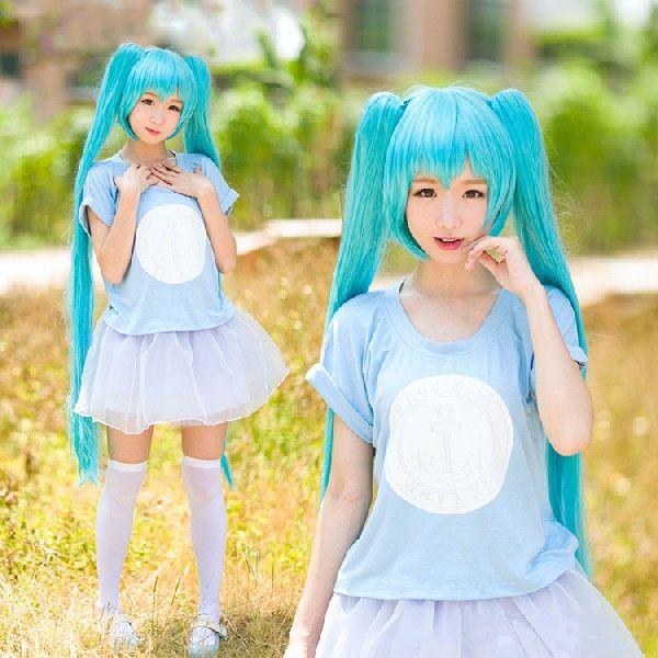 コスプレ衣装 ボーカロイド VOCALOID 初音ミク MIKU ネコ風 日常服 コスプレ衣装aa193f0