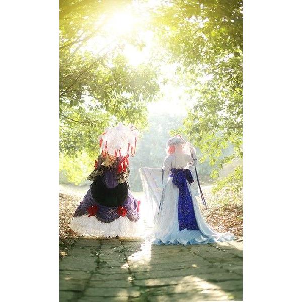 豪華版 コスプレ衣装 東方プロジェクト 東方Project 西行寺 豪華版 コスプレ衣装 東方プロジェクト 東方Project 西行寺