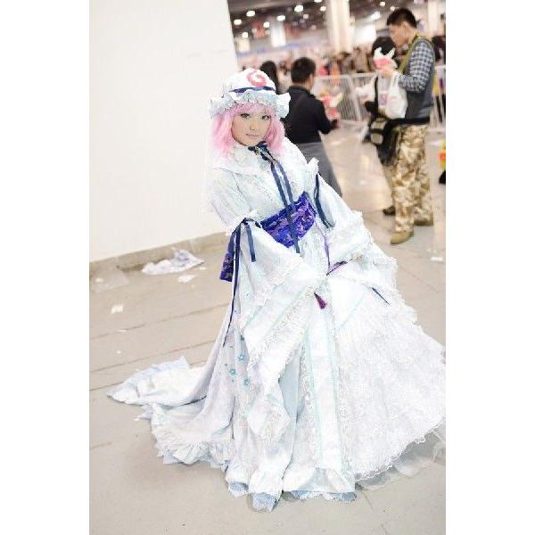 豪華版 コスプレ衣装 東方プロジェクト 東方Project 西行寺 豪華版 コスプレ衣装 東方プロジェクト 東方Project 西行寺