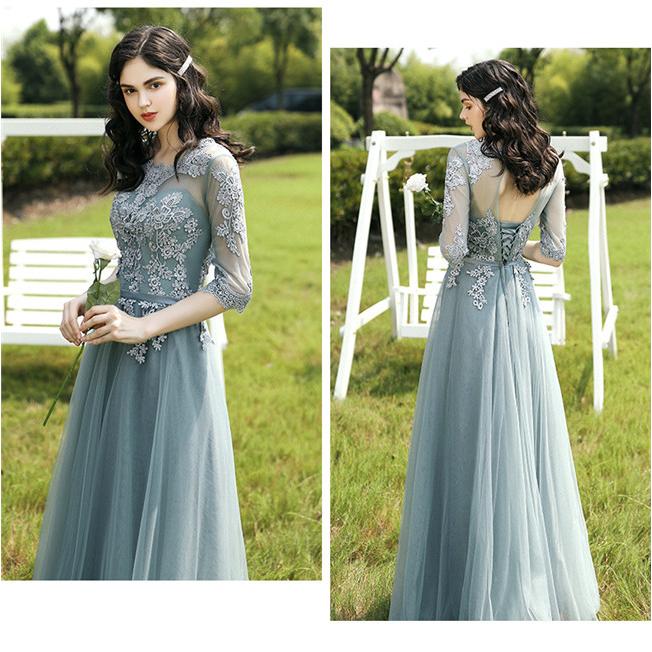 【送料無料】ブライズメイド ドレス ロング丈 二次会 4タイプ 緑 大きいサイズ 結婚式 体型カバー 半袖 フリル 謝恩会 二次会 卒業式 花嫁 ピアノ 発表会 ドレス 演奏会 20代 30代 ブライズメイド ドレス ロング丈 二次会 4タイプ 緑 大きいサイズ 結婚