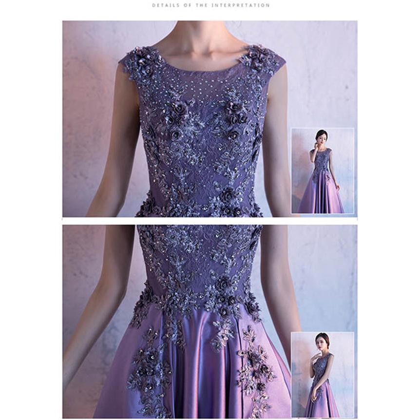 イブニングドレス ロングドレス カラオケドレス ノースリーブ 五分袖