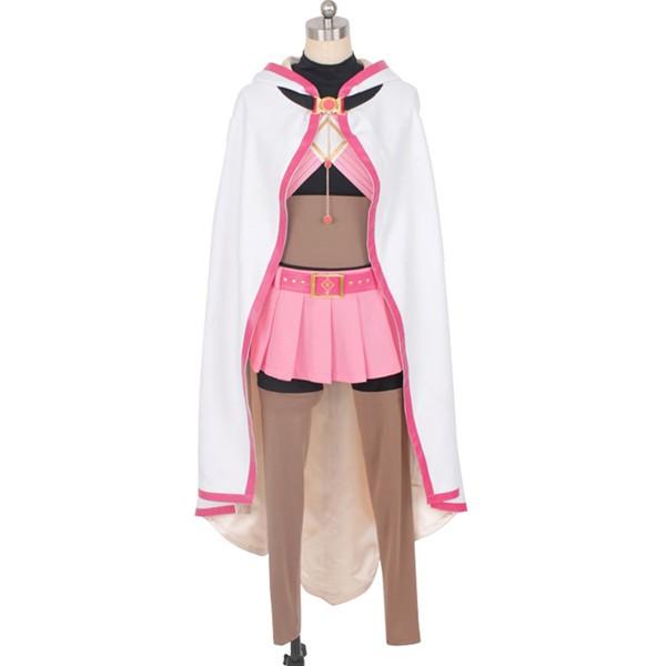魔法少女まどか 環 いろは ウィッグ 靴 道具 追加可 コスプレ衣装 忘年会 文化祭 余興 コスチューム_2