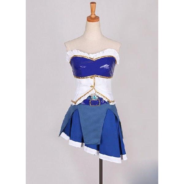 魔法少女まどか 美樹さやか風コスプレ衣装セット＋ウィッグ＋靴＋武器 |  | 02