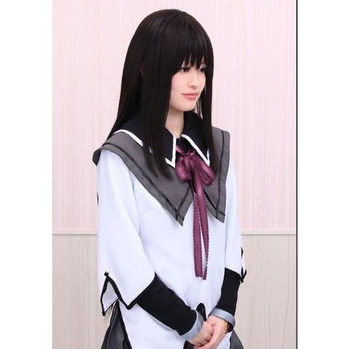 叛逆の物語 悪魔ほむら コスプレ衣装 ウィッグ 靴 魔法少女 叛逆の物語 悪魔ほむら コスプレ衣装 ウィッグ 靴 魔法少女