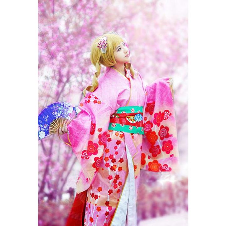 舞妓マミさんの和服 コスプレ衣装 着物 魔法少女まどか マギカ 舞妓巴 マミ コスプレ衣装 巴マミ 舞妓Ver コスプレ衣装 |  | 02