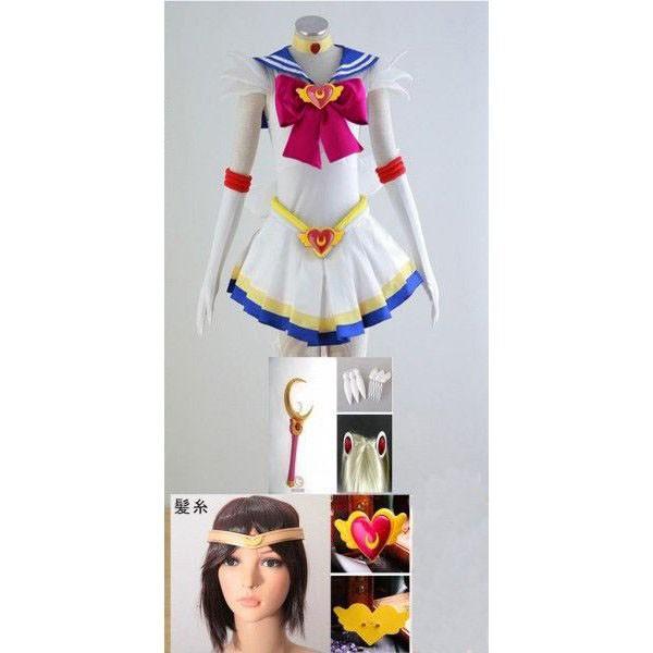オーダーメイド 美少女戦士セーラームーン 月野うさぎ コスプレ衣装 道具 髪飾り新番ak039f0