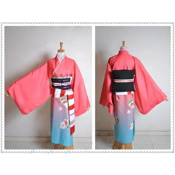 杜山しえみ 三巻表紙 和服 着物 青の祓魔師 杜山しえみ 着物 豪華セット 青の祓魔師 コスプレ衣装_2