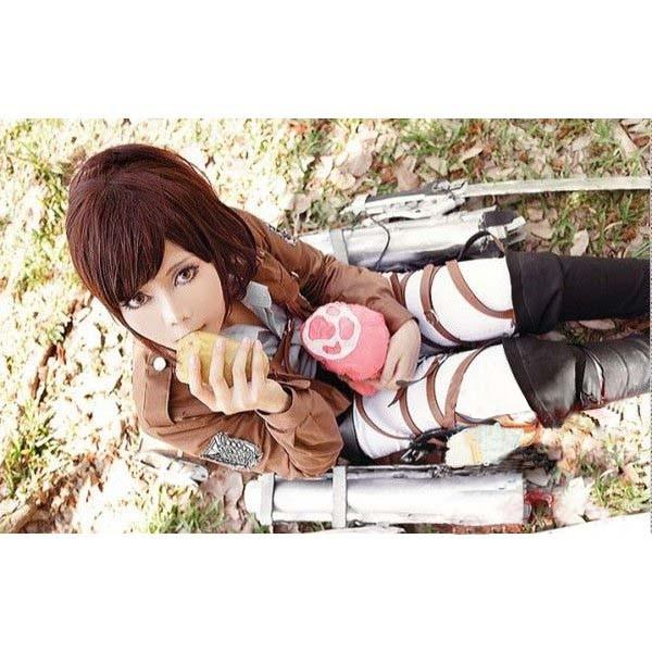 進撃の巨人 コスプレ衣装 アニメ 豪華版コスプレ衣装+ウィッグ＋靴
