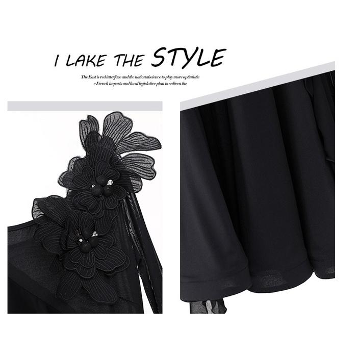 社交ダンス ドレス 練習着 競技着 長袖 レース 透け感 豪華 パーティー モダン スタンダード ルンバ 専用 発表会 開場ドレス ストレッチ レッド ブラック S-2XL |  | 16