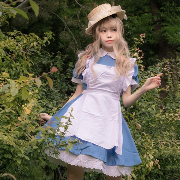 アリス ワンピース コスチューム 衣装 コスプレ レデイース 水色アリス ドレス M L Xl コス お遊戯 子供ドレス ハロウィン 不思議 アリス ありす Be028c0 フルグレース 通販 Yahoo ショッピング
