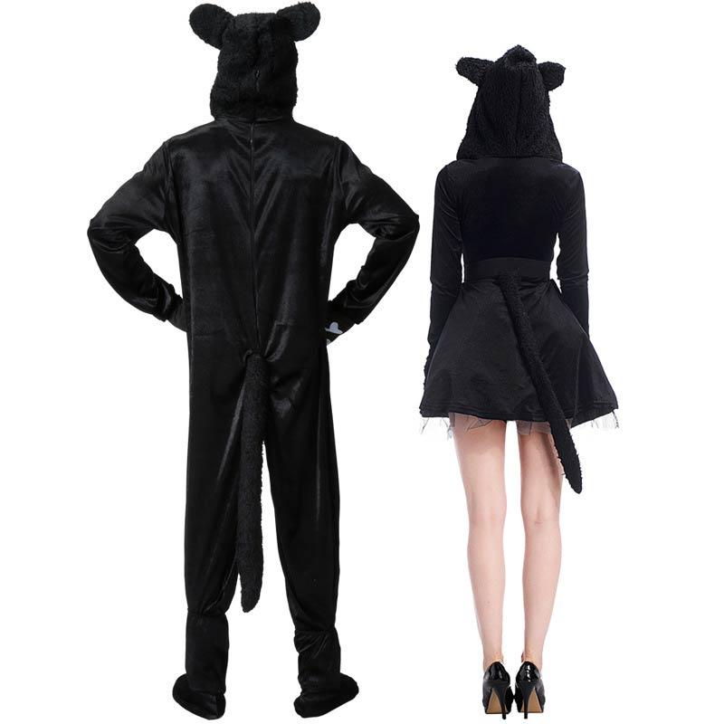 ハロウィン コスチューム ハロウィン 男性 子ども 女性 猫 猫耳 オールインワン セクシー コスプレ衣装 黒猫 しっぽ ネコ バニーガール 仮装 |  | 07