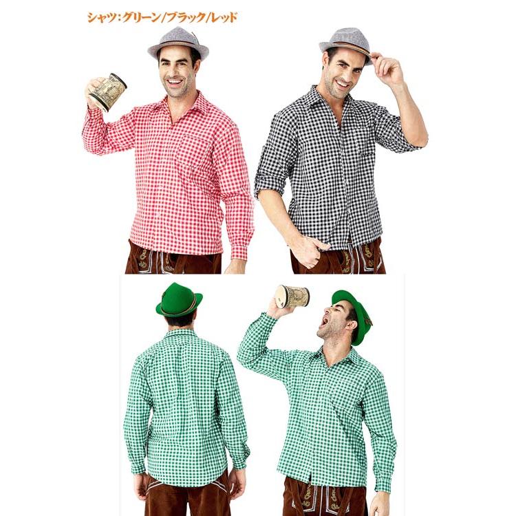 ミュンヘンのビール祭り服装 メンズ  オクトーバーフェスト ドイツ風 ビール祭り 男 祝日 シャツ 帽子 サロペット |  | 04
