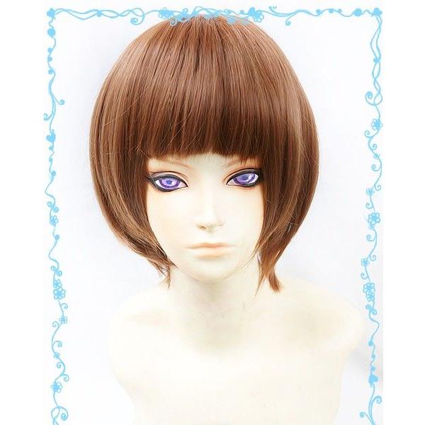 仮装用ウィッグ キルラキル KILL la KILL 満艦飾 マコ ブラウン ショート コスプレウィッグ | 