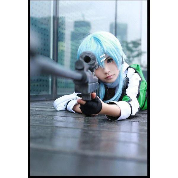 朝田 詩乃 コスプレ衣装 ソードアート・オンライン風 幽霊弾 朝田 詩乃 コスプレ衣装 ソードアート・オンライン風 幽霊弾