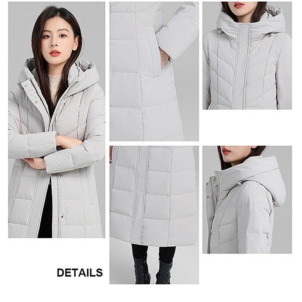 ダウンコート レディース 超ロング 80％ダウン 大きいサイズ 防寒性