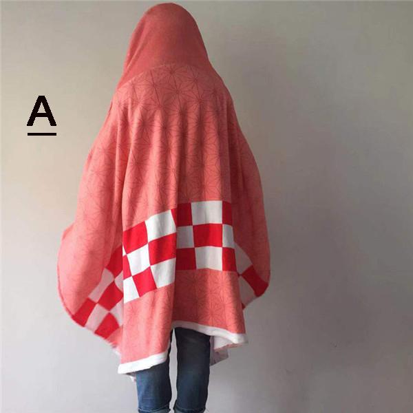 鬼滅の刃　着る毛布　ねずこ お値下げ☆美品 鬼滅の刃着る毛布 竈門禰豆子 ねずこ しまむら
