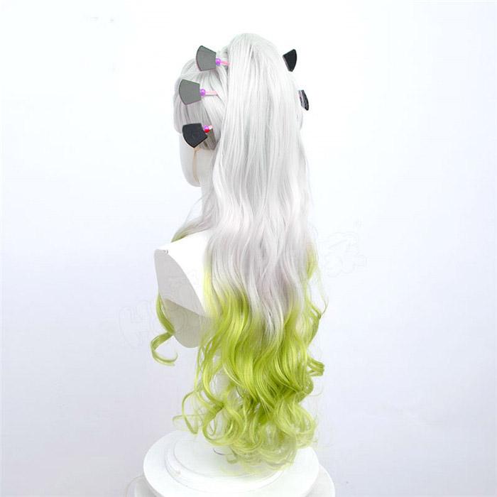 鬼滅の刃 遊郭編堕姫（だき）ウィッグ 頭飾り かんざしセット追加可