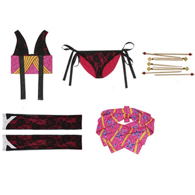 鬼滅の刃 遊郭編 堕姫（だき） 着物 コスプレ衣装 『鬼滅の刃』 下駄