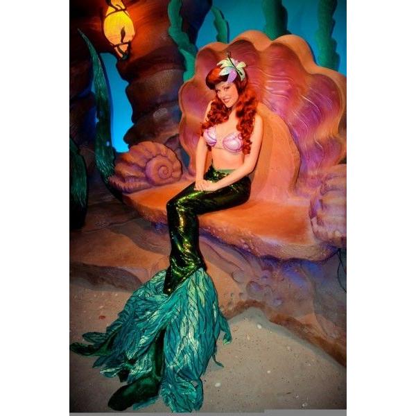 コスプレ衣装 ディズニー ハロウィン コスチューム 人魚姫風・豪華ドレス |  | 01
