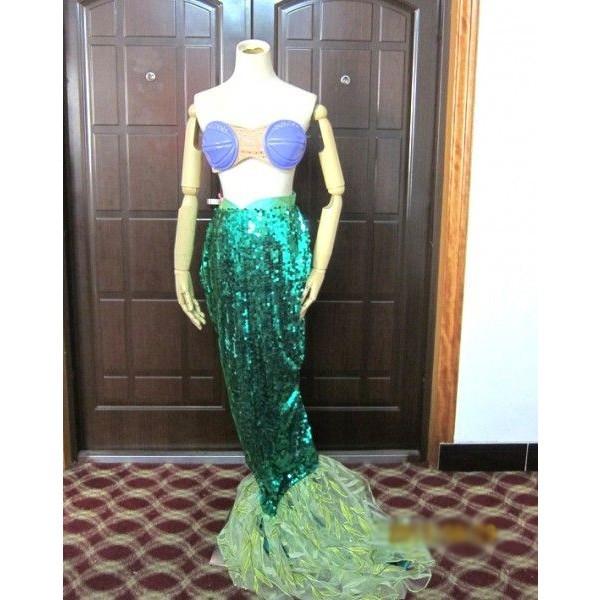 コスプレ衣装 ディズニー ハロウィン コスチューム 人魚姫風・豪華ドレス |  | 02