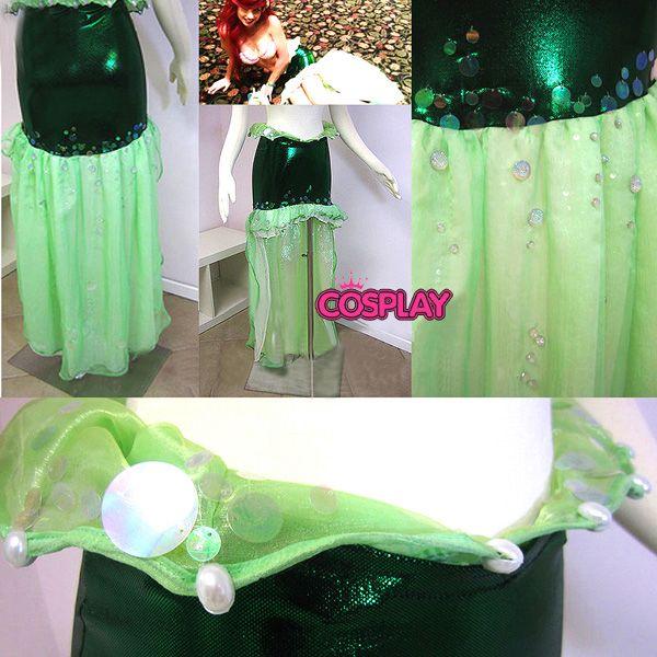 ディズニー人魚姫のコスプレ衣装 劇場版 ハロウイン ディズニー 人魚姫アリエルAriel風 |  | 03