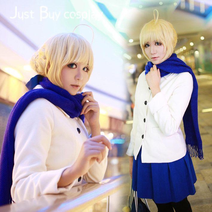 セイバー 日常風 コスプレ衣装 Fate stay night Saber セイバー 日常風 ウィッグ コスプレ衣装 | 