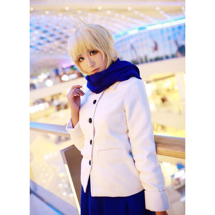 セイバー 日常風 コスプレ衣装 Fate stay night Saber セイバー 日常風 ウィッグ コスプレ衣装 |  | 03