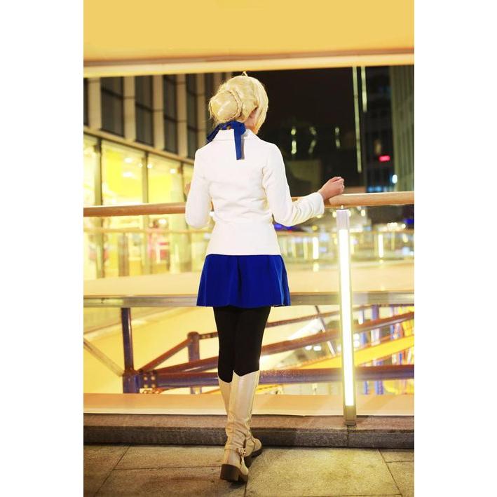 セイバー 日常風 コスプレ衣装 Fate stay night Saber セイバー 日常風 ウィッグ コスプレ衣装 |  | 04