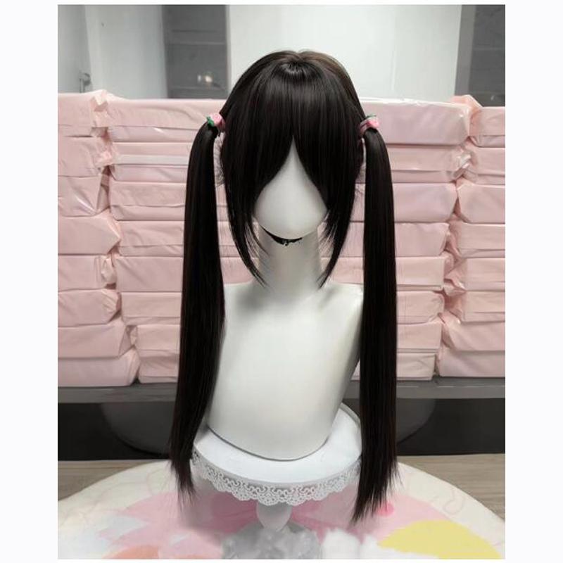 オーダーメイド 偽物語 八九寺真宵 全セット コスプレ衣装+ウィッグ+