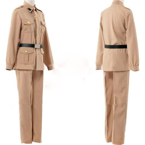 オーダーメイド ヘタリア 南イタリア軍服風 コスプレ衣装 ベルト付き