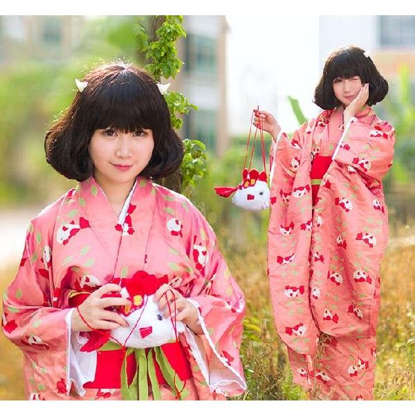 予約販売 ピーチ マキ コスプレ衣装 コスプレ衣装 ピーチ マキ 着物 金魚草 鬼灯の冷徹 キャラクター衣装 サイズ L Www Collectiviteslocales Fr