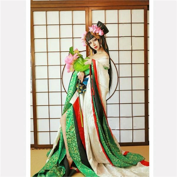 ZONE-00 沖野真夜子 コスプレ衣装 花魁真夜子 豪華版 着物 cx001c0