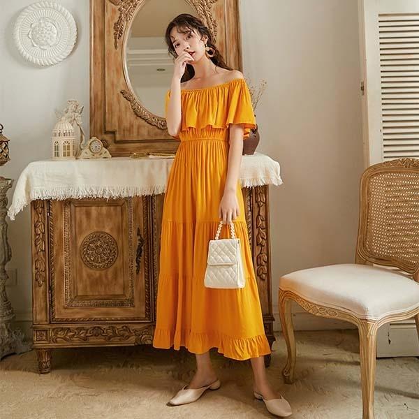 未使用✨12万 フォクシー ブロッサムリゾート リネンワンピース イエロー 38 未使用✨12万 フォクシー ブロッサムリゾート リネンワンピース