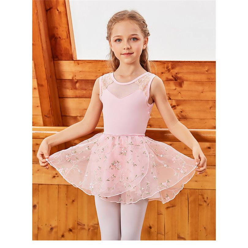 バレエ レオタード 子供 キッズ バレエ形体服 連体ダンス服 バレエ レオタード 股下スナップ 女の子 ジュニア 練習着 演出用 ピンク |  | 03