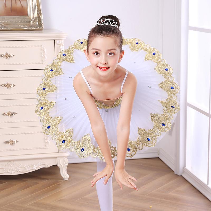 子供ダンス衣装 バレエダンス チュチュ 演出バレエ 子供バレエ 4色