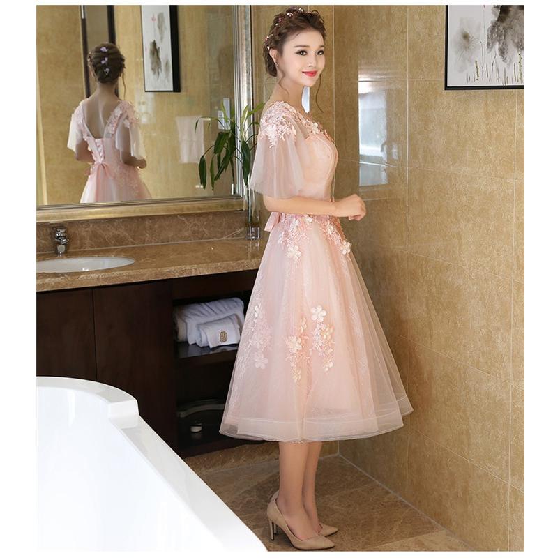 ワンピース ドレス ミモレ丈ドレス ロング丈 パーティードレス 舞踏会 演奏会 披露宴ドレス ピンクドレス 水色ドレス 二次会 花嫁 ピンクda651c0 D9019f0 フルグレース 通販 Yahoo ショッピング