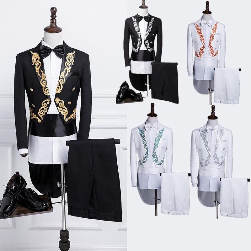 タキシードセット 4点セット タキシードスーツ 燕尾服 結婚式