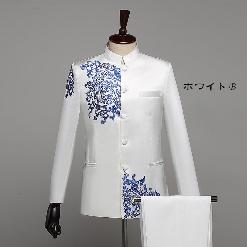 MEN'S TENORAS マオカラースーツ　白 マオカラースーツ | オーダースーツ専門店｜大阪ソーイング