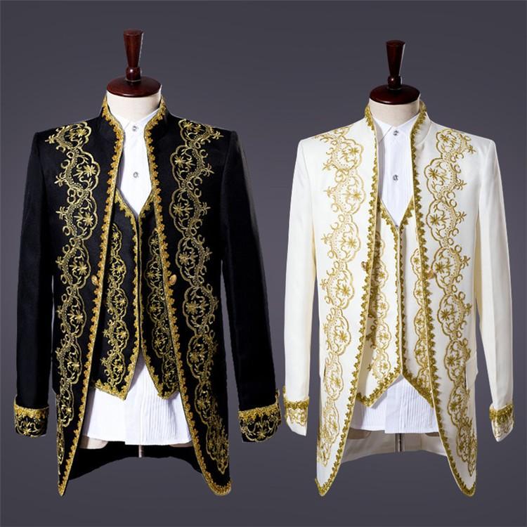 コスプレ衣装 王子様 貴族 メンズ 伯爵 男性用スーツ 5点セット 中世